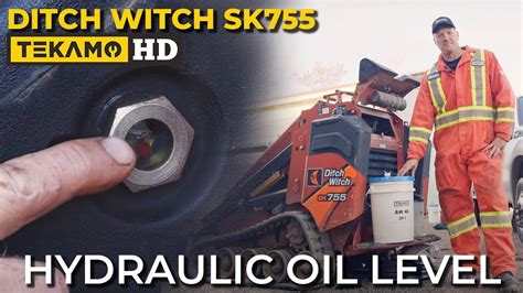 skid steer hydraulic oil level